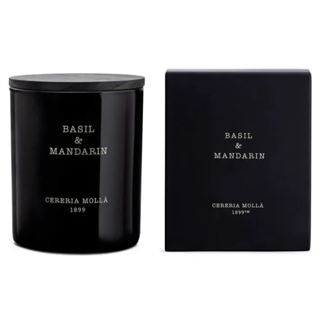 Huvudbild Basil och Mandarin Doftljus 230g